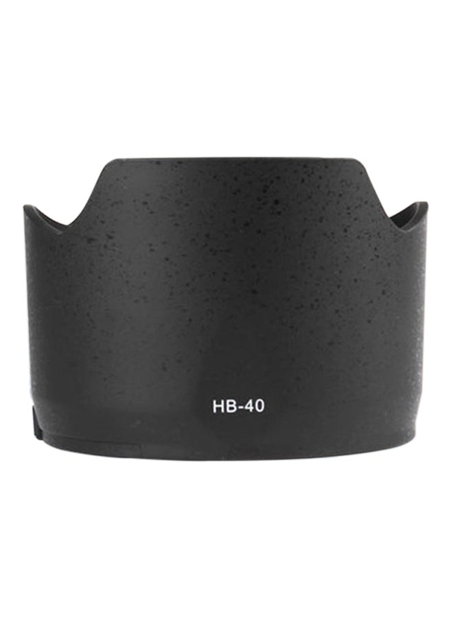 Lens Hood Replace HB-40 For AF-S Nikkor Black