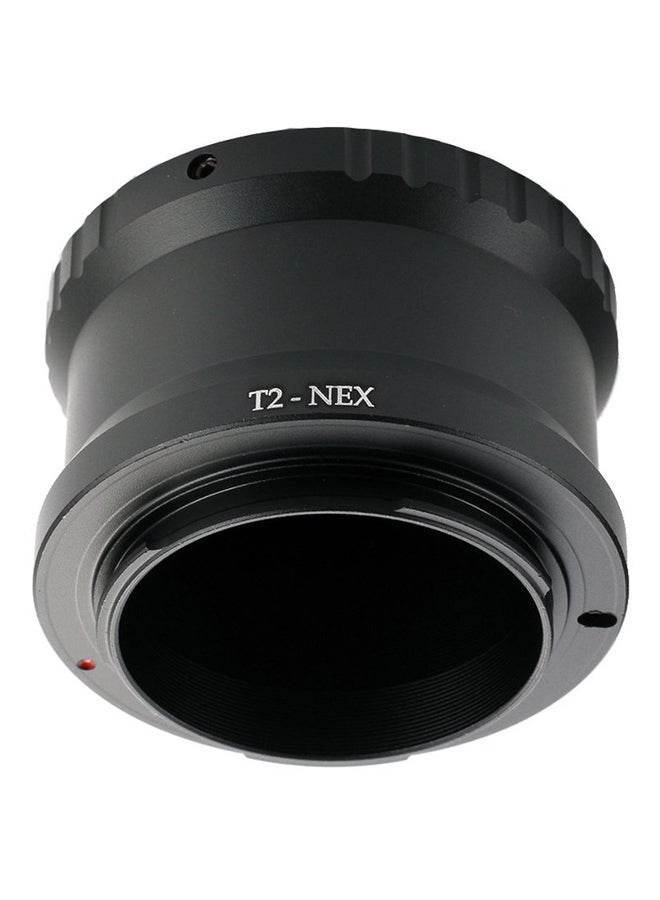 Camera T2 T Lens For Sony E-Mount Adapter Ring Black 