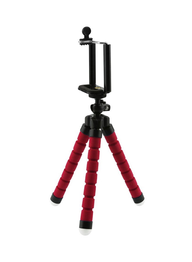 Octopus Mini Flexible Tripod Mobile Phone Stand Red