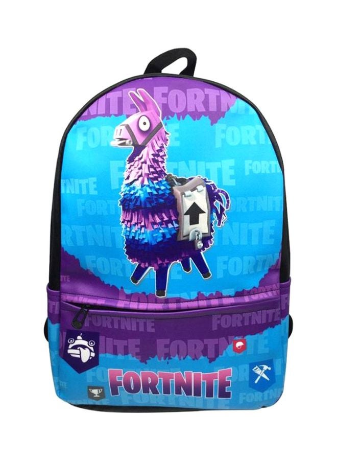 Fortnite Printed Backpack Blue/Purple/Black  - Image 1