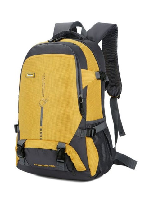 Polyester Travel Backpack Yellow/Black/Grey