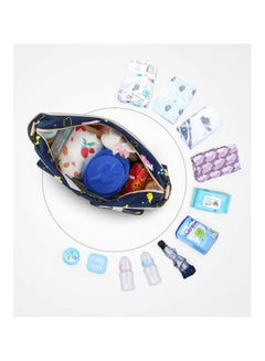 insular Printed Shoulder Bag Blue/Beige  - Image 3