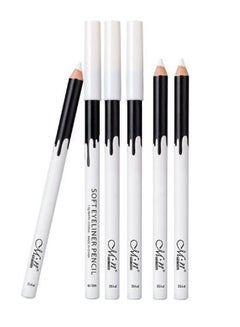 Menow 12-Piece Soft Eye Liner Pencil Set White  - Image 2