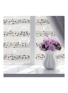 Bluelans Musical Note Window Film Glass Sticker Multicolour 45 x 100cm 