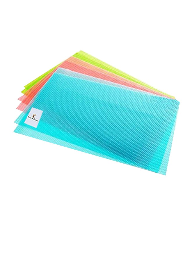 Kuber Industries - 6-Piece Refrigerator Drawer Mat Set Multicolour 18x13.5x2cm - Image 1