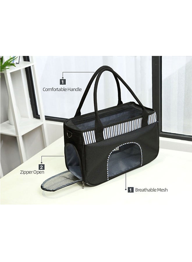 Portable Pet Carrier Black - Image 2
