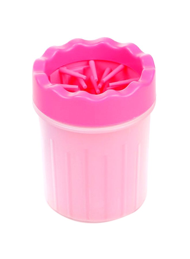 Portable Gentle Dog Foot Wash Cup Pink - Image 1