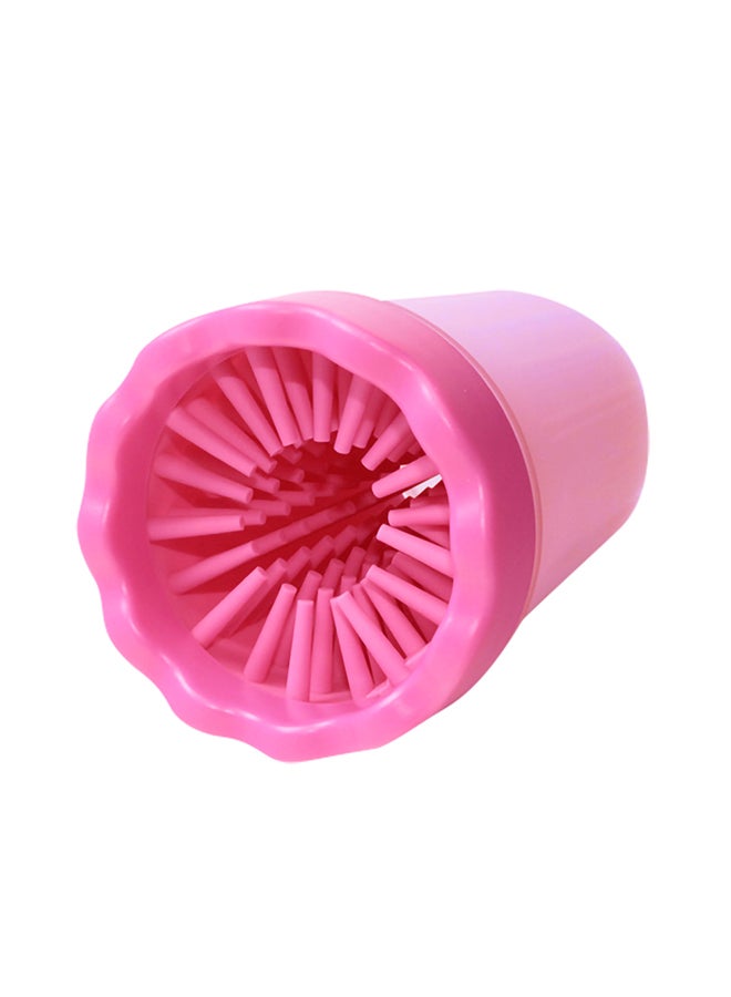 Portable Gentle Dog Foot Wash Cup Pink - Image 2