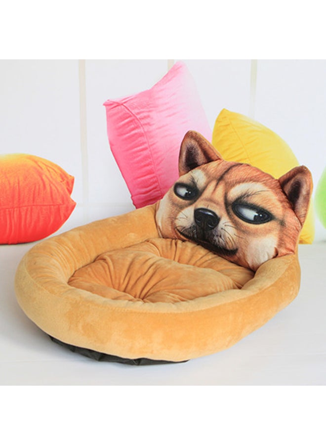 سرير للحيوانات الأليفة بوسادة دافئة بني - Image 2