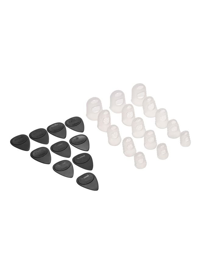 Generic 25-Piece Guitar Finger Protector And Guitar Pick Set  - Image 1