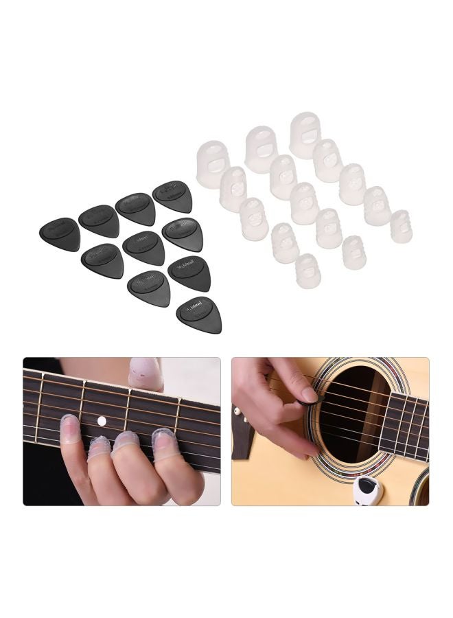 Generic 25-Piece Guitar Finger Protector And Guitar Pick Set  - Image 2