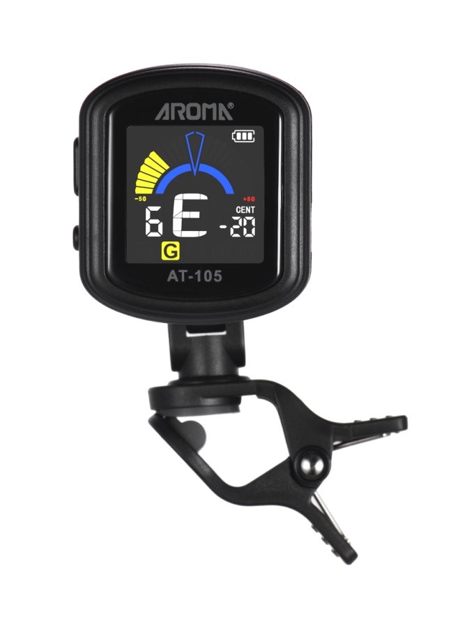 Aroma - Rechargeable Clip-on Tuner For Chromatic/Guitar/Bass/Ukulele/Violin - Image 1