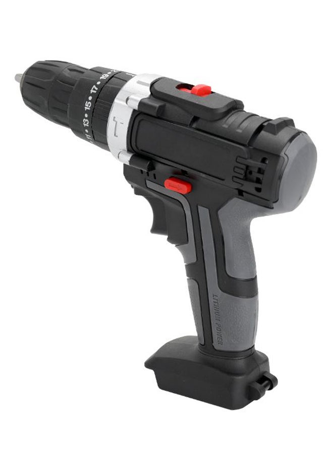 Multi-Functional Electric Rechargeable Cordless Drill Grey/Black 