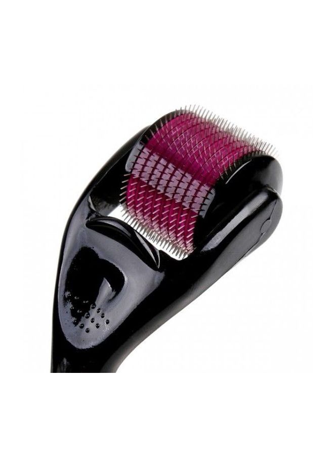 Derma Roller Facial Massager With Needles Black/Red - Image 4