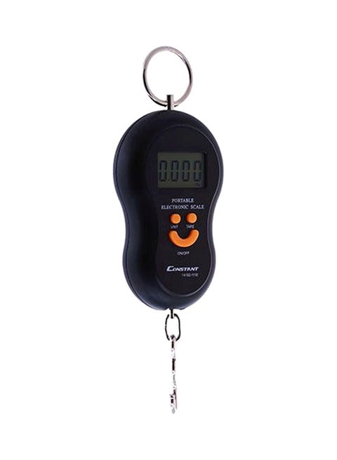 Digital Weighing Scale With Hook Suspension Black