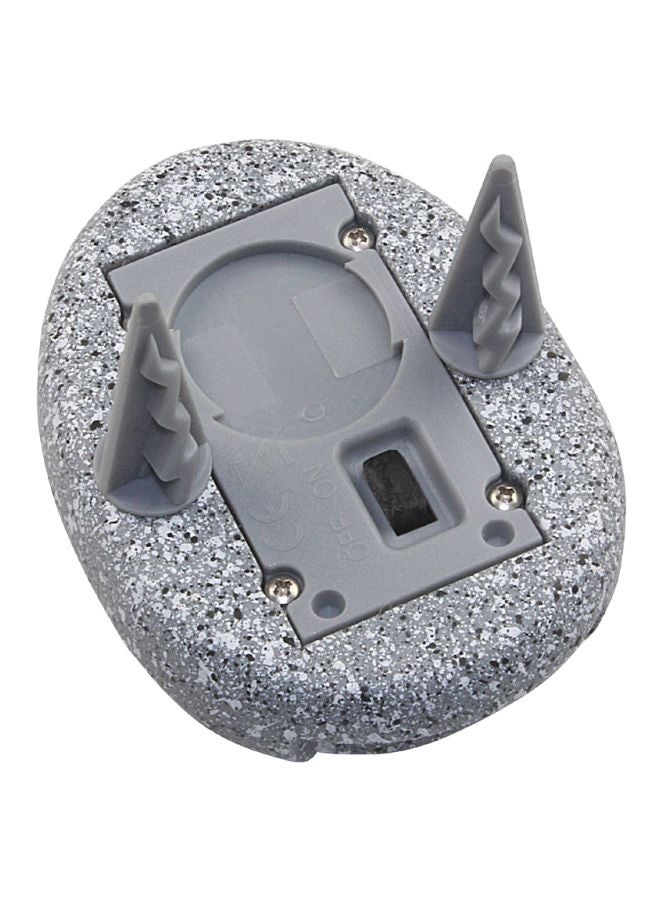 Generic - 6-Piece Solar Powered Pathway LED Lamp Grey 18.5x8.5x10centimeter - Image 1
