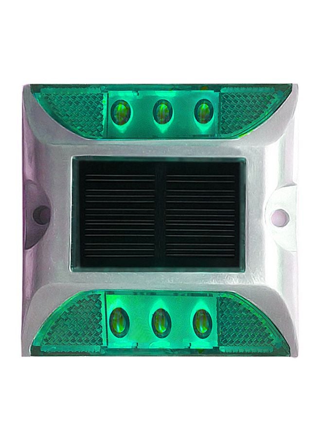 طقم ضوء LED للممرات يعمل بالطاقة الشمسية مكون من 6 قطع أخضر 10.1x2.8x10سم  - Image 1