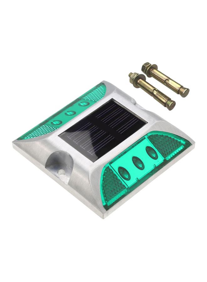 طقم ضوء LED للممرات يعمل بالطاقة الشمسية مكون من 6 قطع أخضر 10.1x2.8x10سم  - Image 4