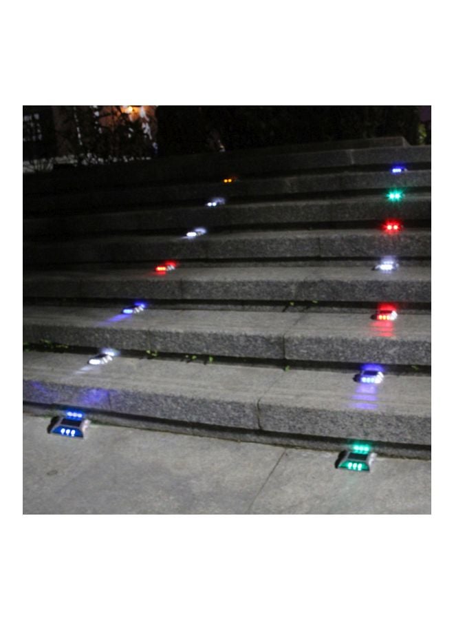 طقم ضوء LED للممرات يعمل بالطاقة الشمسية مكون من 6 قطع أخضر 10.1x2.8x10سم  - Image 5