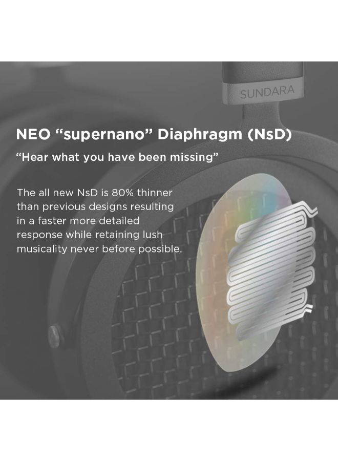 HIFIMAN Planar Magnetic Over-Ear Headphones Black - Image 3