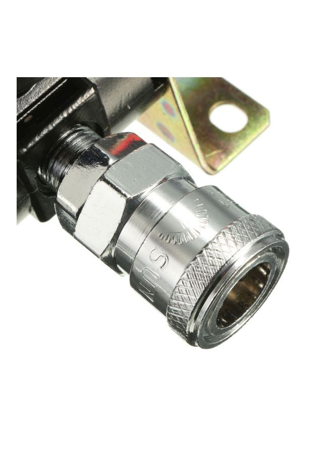 Generic - Air Compressor Filter Water Separator Trap Tools Kit With Regulator Gauge - Image 1