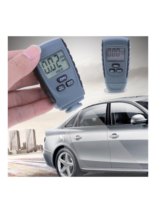 جهاز اختبار متري LCD رقمي لفحص سُمك الطلاء رمادي  - Image 3