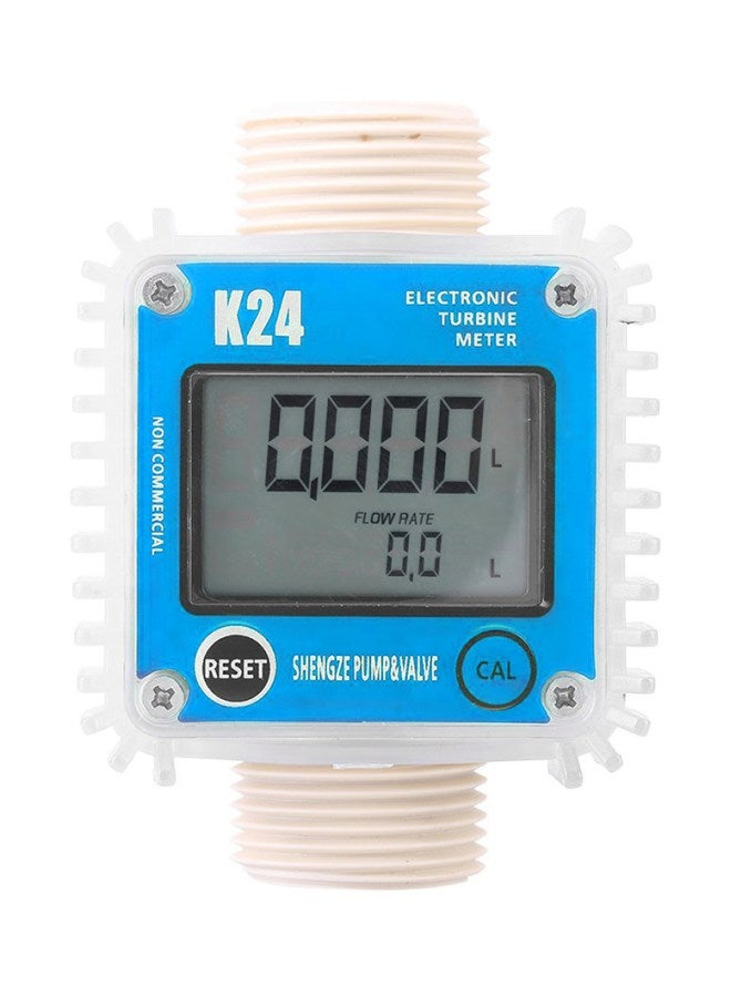 Generic Digital Fuel Flow Meter Gauge 