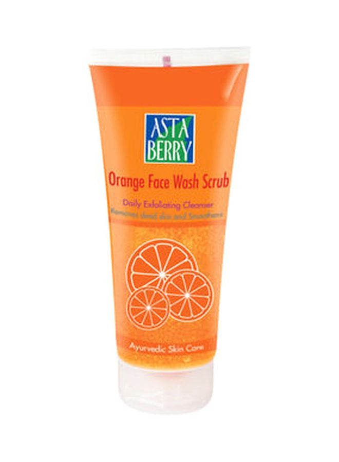 ASTA BERRY - Face Wash Scrub Orange 120ml - Image 1