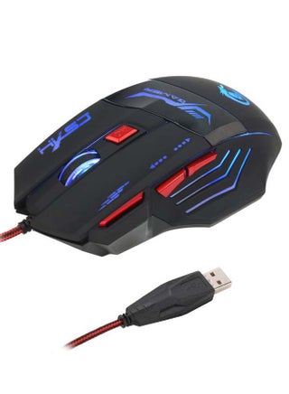 USB Wired Optical Gaming Mouse Black/Red/Blue - v1564208881/N28101567A_1