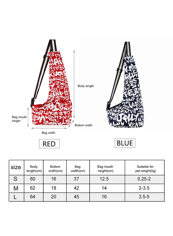 Sling Pet Carrier Bag Multicolour 220grams - Image 2