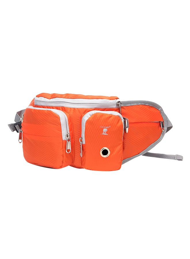 Generic Adjustable Hiking Pet Waist Bag Orange 200grams  - Image 1