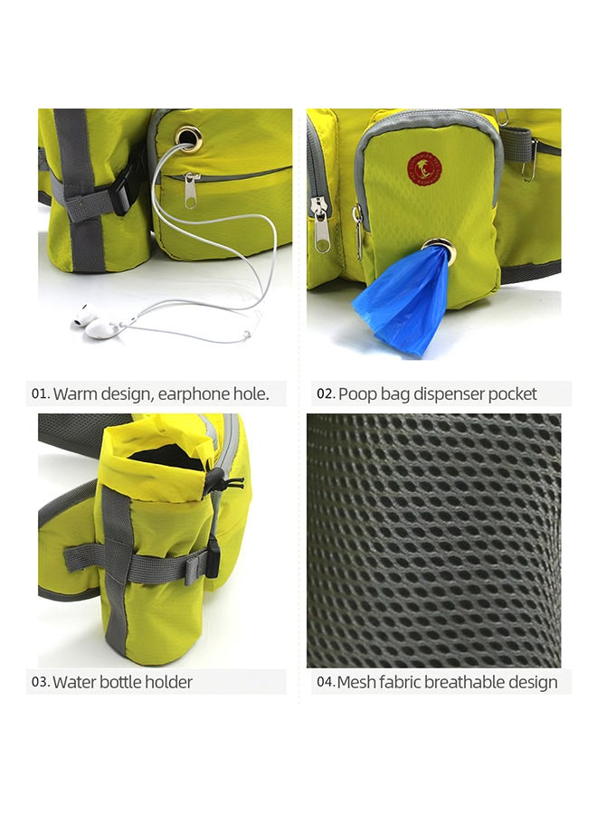 Generic Adjustable Hiking Pet Waist Bag Yellow 200grams  - Image 3