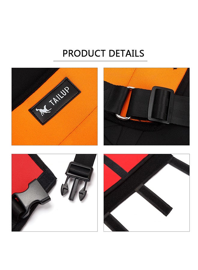 Generic Recovery Training Hind Leg Lifting Harness Orange/Black 260grams - Image 3