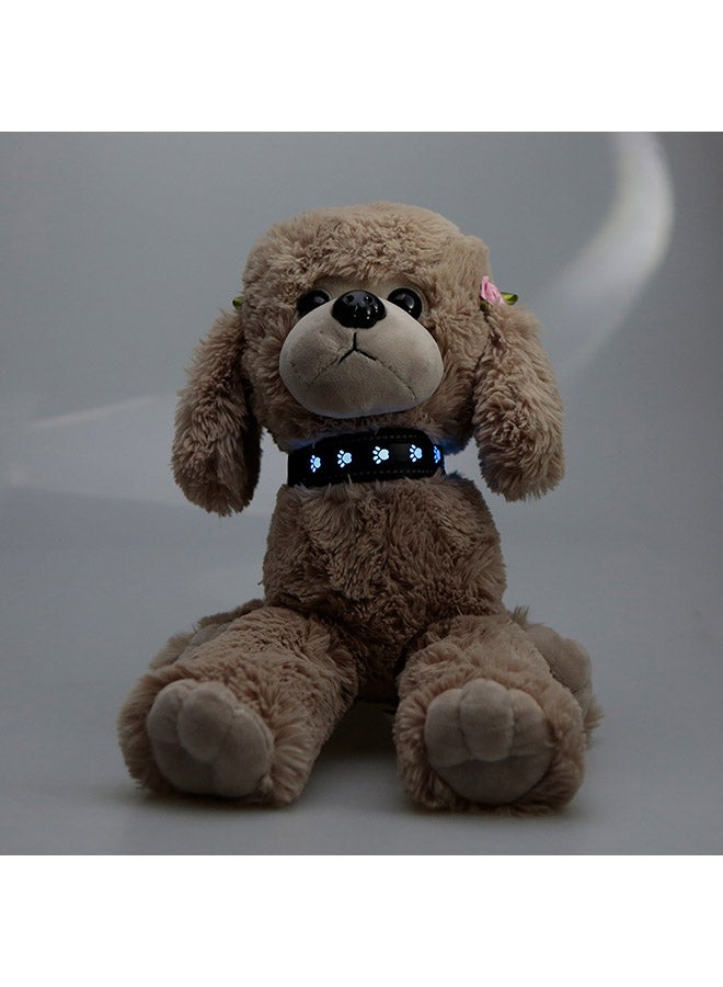 طوق بإضاءة LED الأسود / الأزرق 79جرام - Image 4