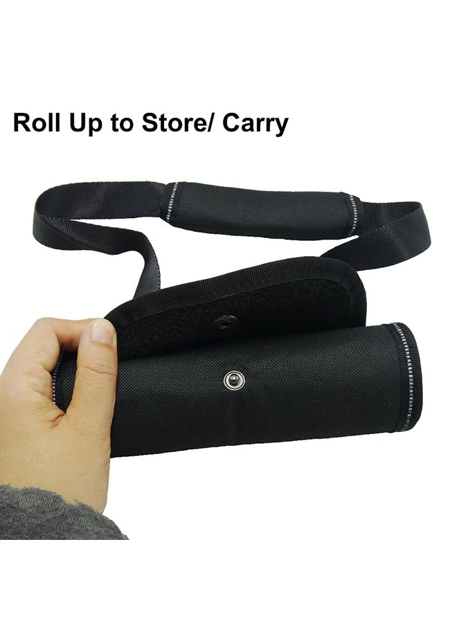 حزام دعم بحبال قابلة للتعديل أسود S - Image 3