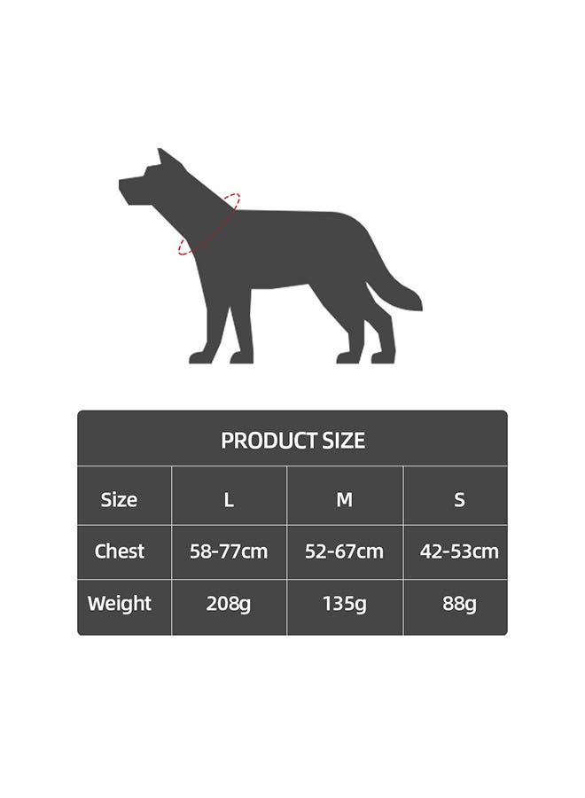 فيست قابل للتعديل بحزام واقٍ لكلب الخدمة أسود/أزرق L - Image 3