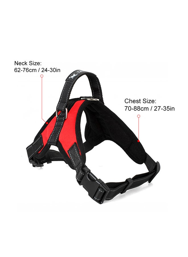 Harness Chest Vest With Handle Red/Black L - Image 2