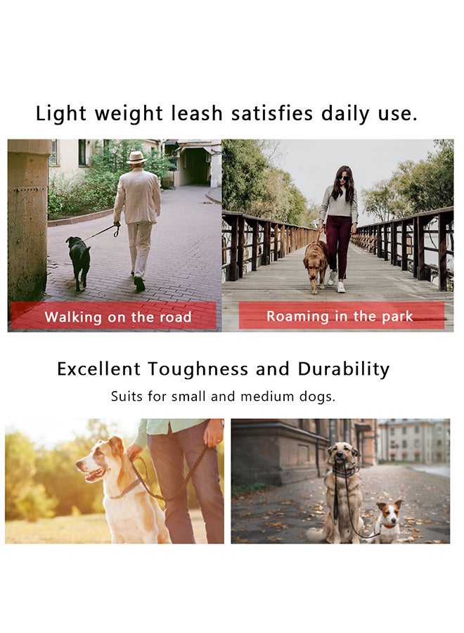 Automatic Retractable Non-Slip Grip Leash Blue/Black 280grams - Image 4