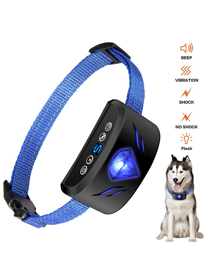 6 in 1 Adjustable Shock Training Collar With Screen Display Blue 130grams - Image 3