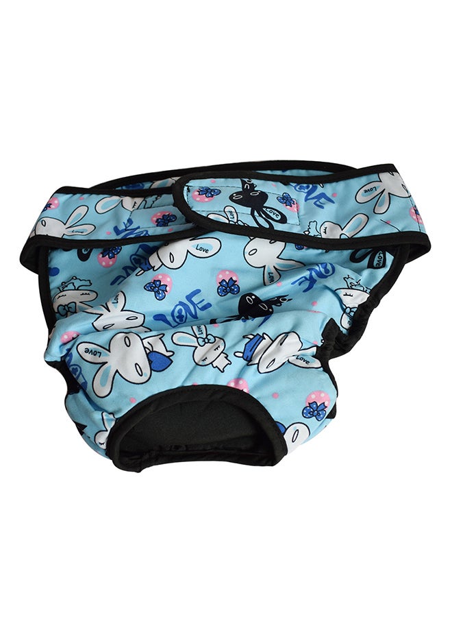 Sanitary Menstrual Underwear Shorts Blue 40grams
