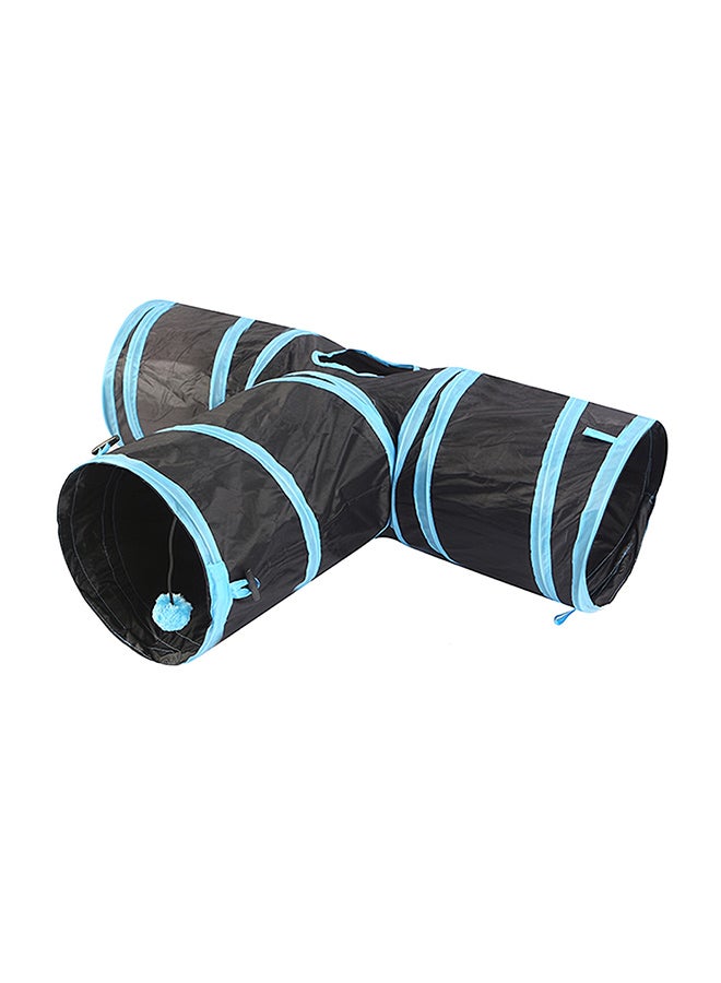 3 Way Collapsible Tunnel Toy Black/Blue 280grams - Image 1