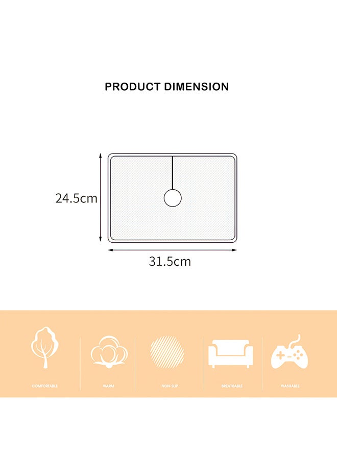 Scratcher Mat With Bell Ball Brown 31.5x24.5cm - Image 3