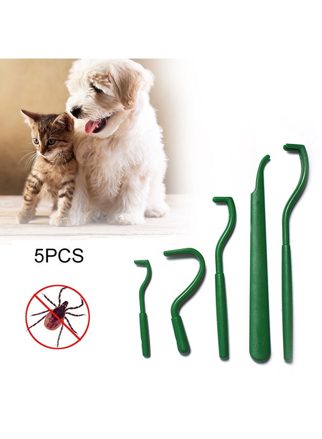 5-Piece Tick Removal Tool Kit Green 8grams - Image 2