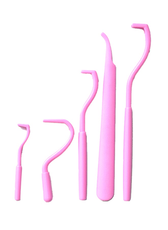 5-Piece Tick Removal Tool Kit Pink 8grams - Image 1