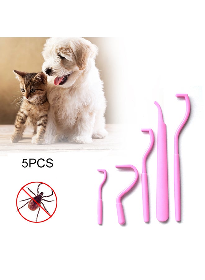 5-Piece Tick Removal Tool Kit Pink 8grams - Image 2