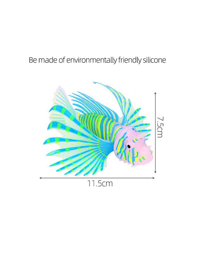 Artificial Aquarium Fish Ornament Multicolour 11.5x7.5cm - Image 2