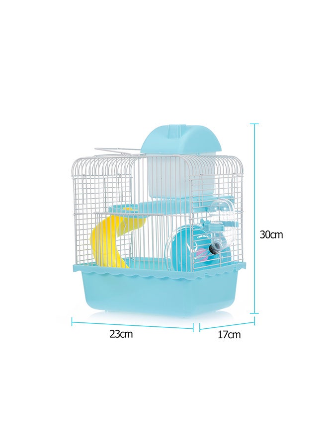 Generic - Portable Carrier With Hamster Wheel And Water Dispenser Blue 673grams - Image 1