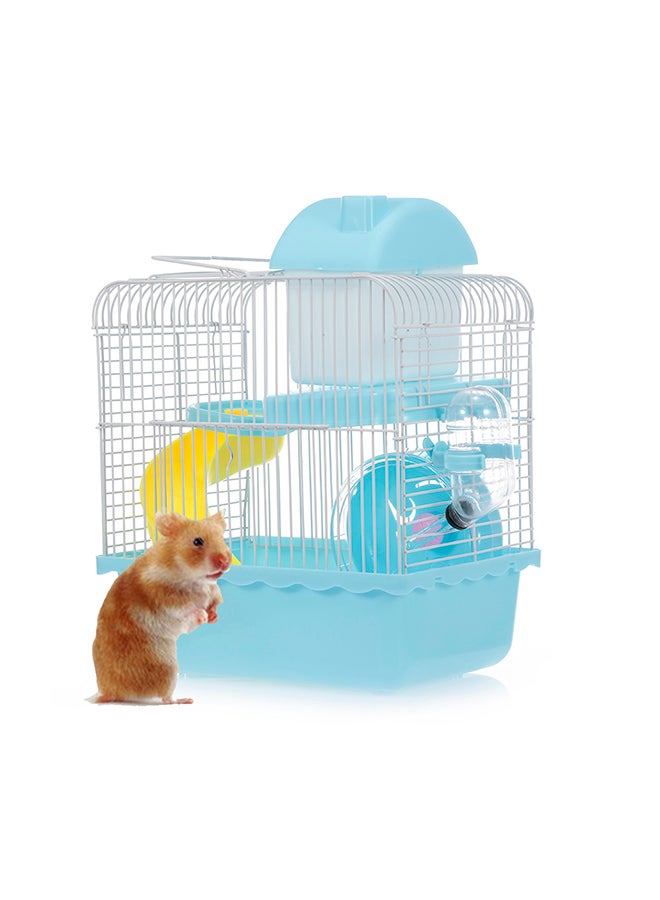 Generic - Portable Carrier With Hamster Wheel And Water Dispenser Blue 673grams - Image 1