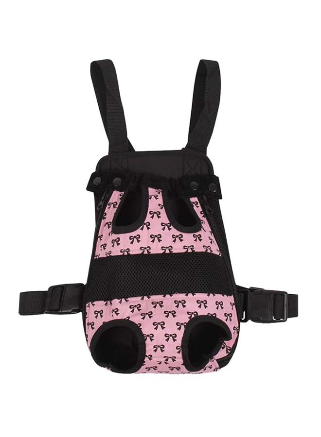 Generic Travel Chest Front Carrying Case Black/Pink 42x19centimeter 