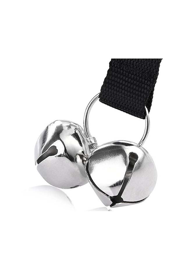 حبل لعب يعلق على الباب مزود بأجراس أسود/فضي 2.5Ø³Ù†ØªÙŠÙ…ØªØ± - Image 2